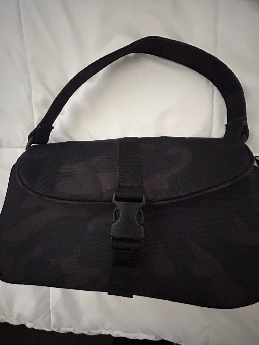 Vans Black Camouflage Shoulder Bag